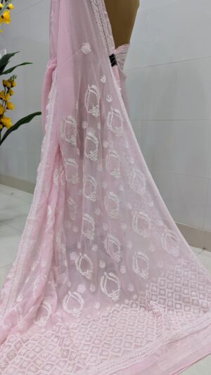 Chikankari Saree - Image 2