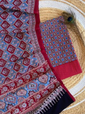 Ajrakh Dress Material - Image 10