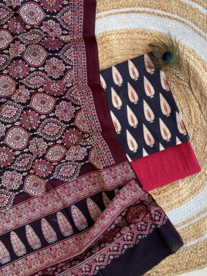 Ajrakh Dress Material - Image 15