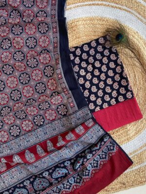 Ajrakh Dress Material - Image 4