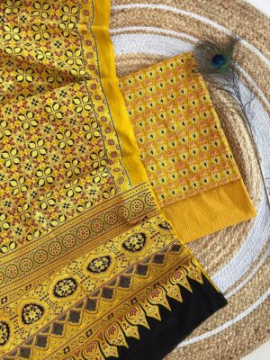 Ajrakh Dress Material