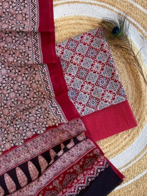 Ajrakh Dress Material - Image 7