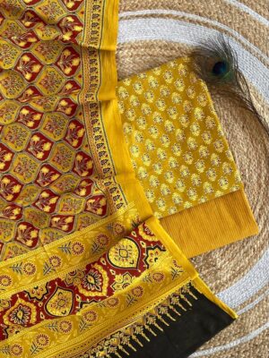 Ajrakh Dress Material - Image 14