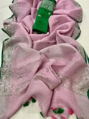 Linen Saree - Image 11