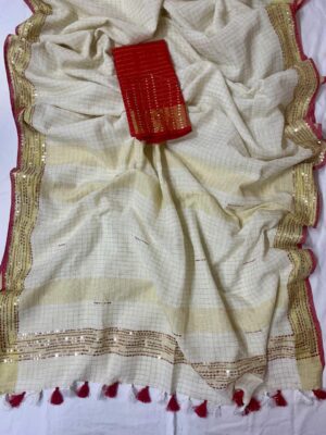 Linen Saree - Image 12