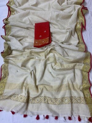 Linen Saree - Image 17