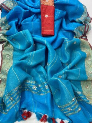 Linen Saree - Image 10