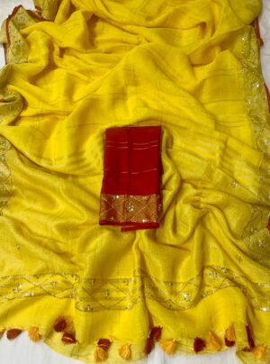 Linen Saree - Image 15