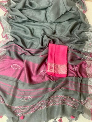 Linen Saree - Image 16