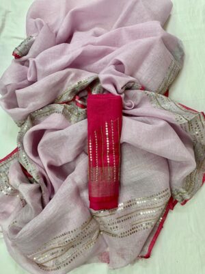 Linen Saree - Image 7