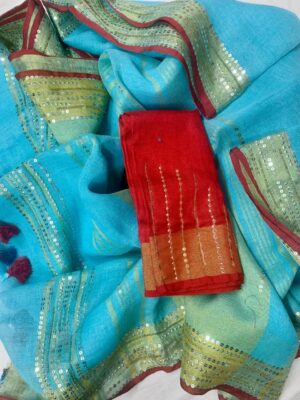 Linen Saree