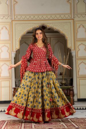 Pure Cotton Lehenga Set - Image 6