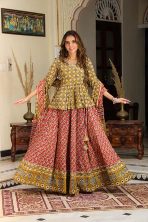 Pure Cotton Lehenga Set - Image 4