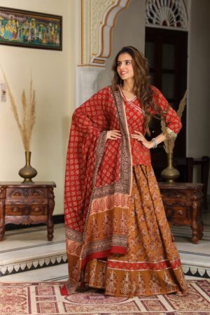 Pure Cotton Lehenga Set - Image 3