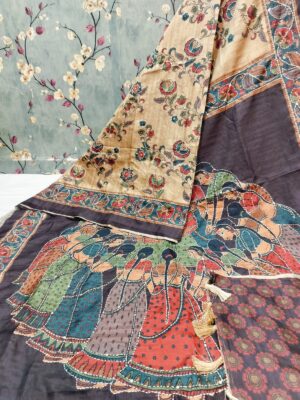 Hand Katha Weaving Saree