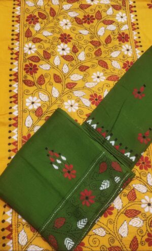Kantha Stitch Dress Material - Image 17