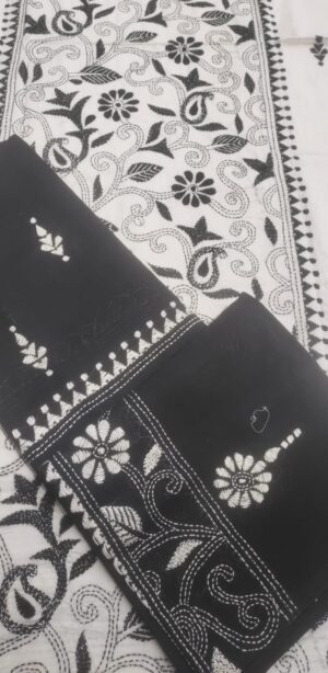 Kantha Stitch Dress Material - Image 9
