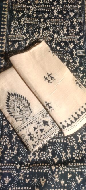 Kantha Stitch Dress Material - Image 11