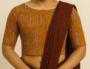 Readymade Ajrakh Blouse - Image 2