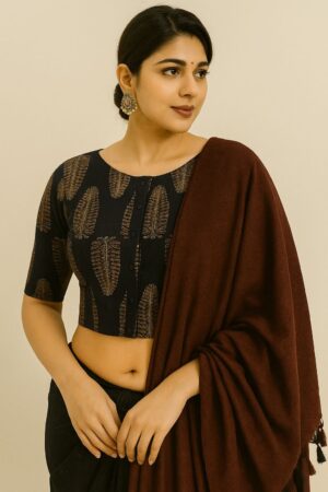 Readymade Ajrakh Blouse - Image 5