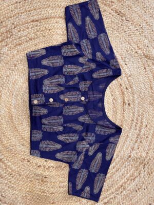 Readymade Ajrakh Blouse - Image 10