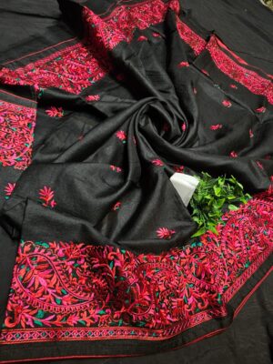 Semi Tussar Saree - Image 7