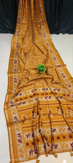 Chanderi Silk Saree - Image 4