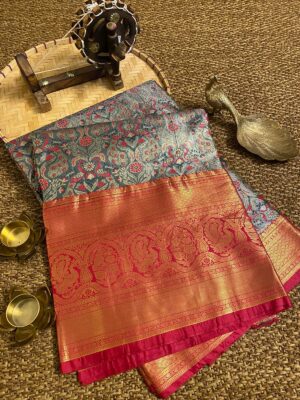 Semi Kanchi Sarees - Image 5