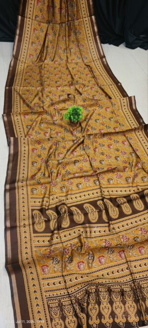Chanderi Silk Saree - Image 3