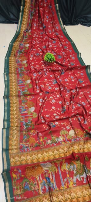 Chanderi Silk Saree - Image 5
