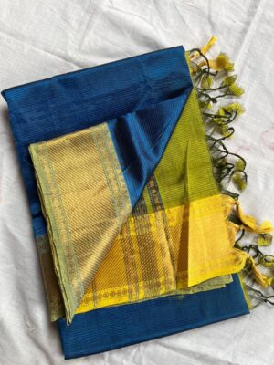 Handloom Mangalagiri Saree - Image 41