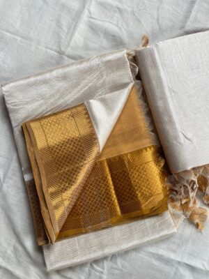 Handloom Mangalagiri Saree - Image 31