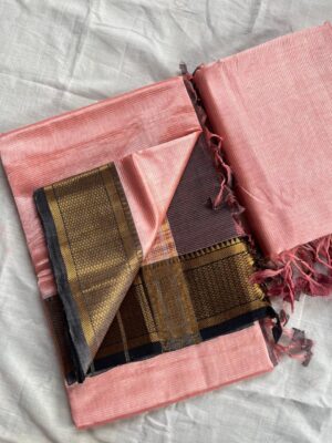 Handloom Mangalagiri Saree - Image 17