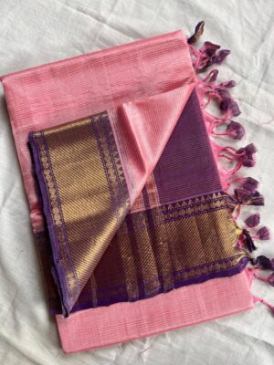 Handloom Mangalagiri Saree - Image 33