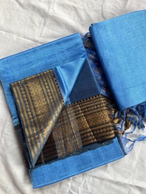 Handloom Mangalagiri Saree - Image 28