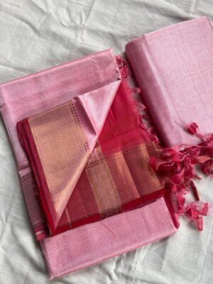 Handloom Mangalagiri Saree - Image 4