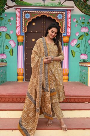 Bagru Print readymade dress - Image 32