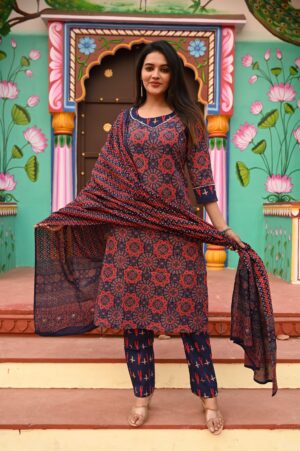 Bagru Print readymade dress - Image 27