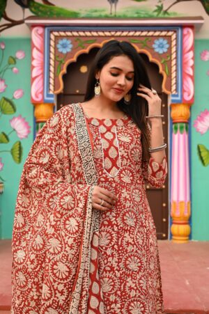 Bagru Print readymade dress - Image 29