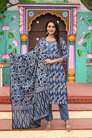 Bagru Print readymade dress - Image 8