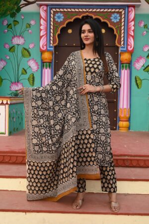 Bagru Print readymade dress - Image 31