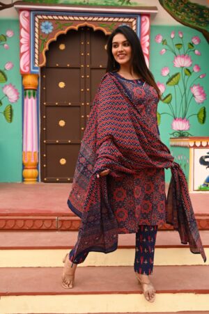 Bagru Print readymade dress - Image 9