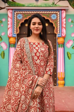 Bagru Print readymade dress - Image 30