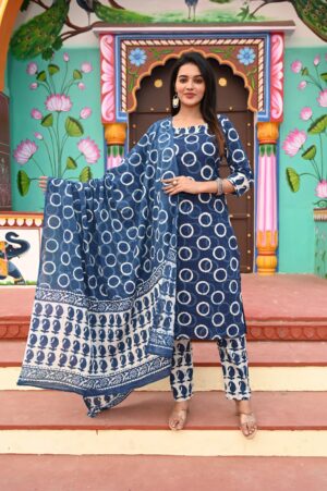 Bagru Print readymade dress - Image 28