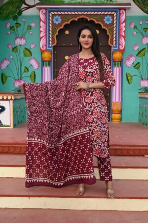 Bagru Print readymade dress - Image 10