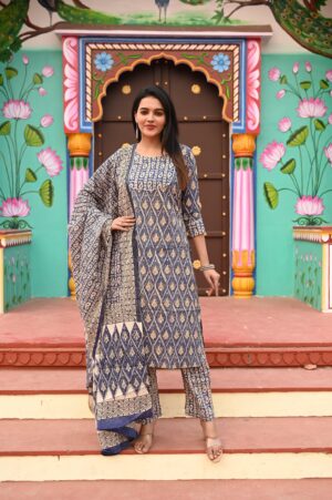 Bagru Print readymade dress - Image 25