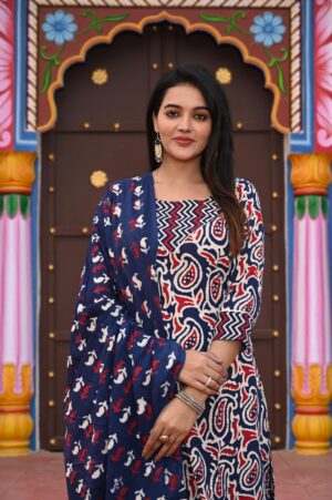 Bagru Print readymade dress - Image 13