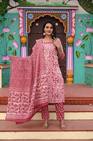 Bagru Print readymade dress - Image 6
