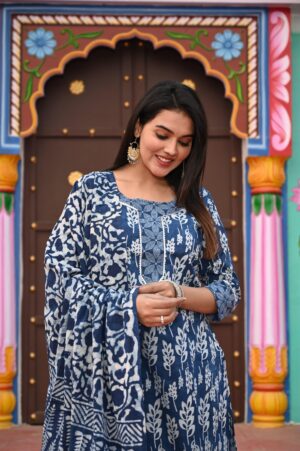 Bagru Print readymade dress - Image 14