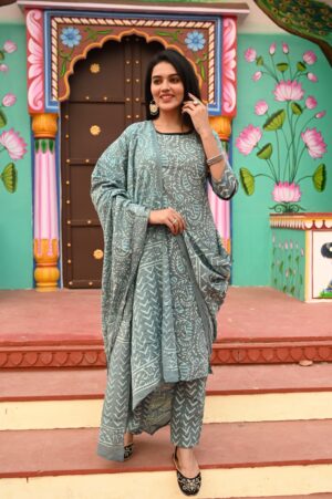 Bagru Print readymade dress - Image 5